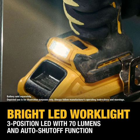 Pro Grade Brushless Cordless Hammer Drill Kit Paired With Half Inch Chuck And Five Amp Hour Battery Plus Lightning Charger showcasing bright LED worklight.