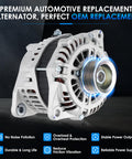 Road Ready 150A 12V Car Alternator Replacement For Nissan Murano 2015 2016 2017, Pathfinder 2013 2017, Infiniti QX60 2014 2016