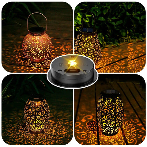 Four Pack Solar Light Replacement Top for Outdoor Lanterns, waterproof and all-weather, 2.76 inch lid on decor lanterns