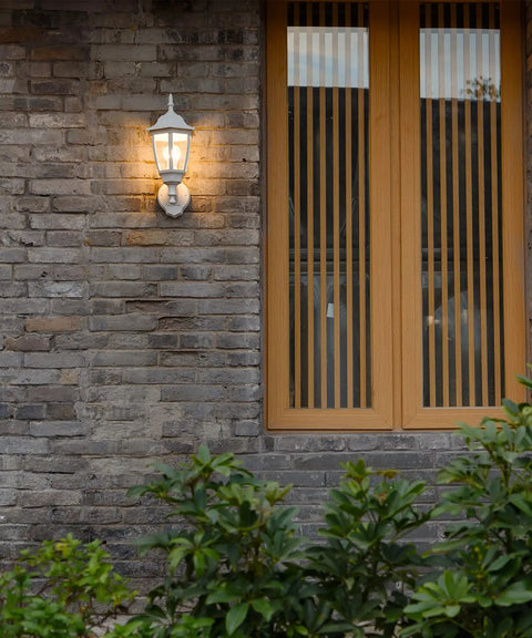 Outdoor Wall Lantern Waterproof Sconce Light Fixture For Porch Garage Patio Yard With White Wall Mount Bulb Included 120V