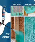 Spray Foam Insulation Kit With 18 Cans For Easy DIY Insulation Self Expanding Polyurethane Foam used on walls and roof.