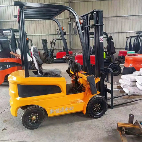 Pro Grade Electric Forklift Truck Built Like A Rock Solid Workhorse With Two Ton Capacity And Quick Charge Lithium Battery in warehouse.