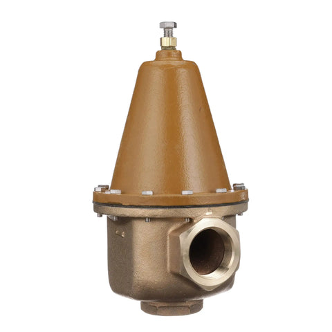 Heavy Duty Lead Free Cast Iron Water Pressure Reducing Valve Npt 2 Inch Threading, bronze color, used for regulating water flow.