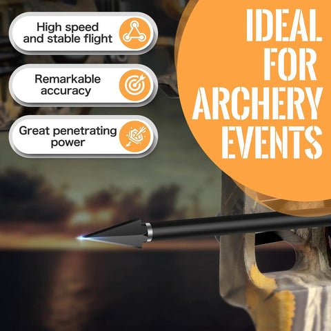 100 Grain Steel Broadheads For Compound Recurve Bow And Crossbow Built Tough With Durable Screw In Leaf Tip Arrows
