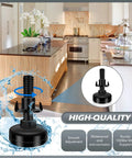 High-quality heavy duty adjustable furniture leveling feet set ten pack with T nut kit three eighths inch sixteen thread leg levelers.
