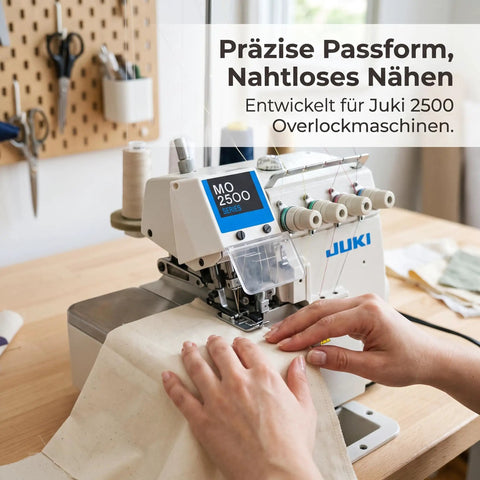 Rugged Eye Protection Shield For Industrial Sewing Machines 2500 And 6700 Overlock 373 Buttoning in use on Juki 2500