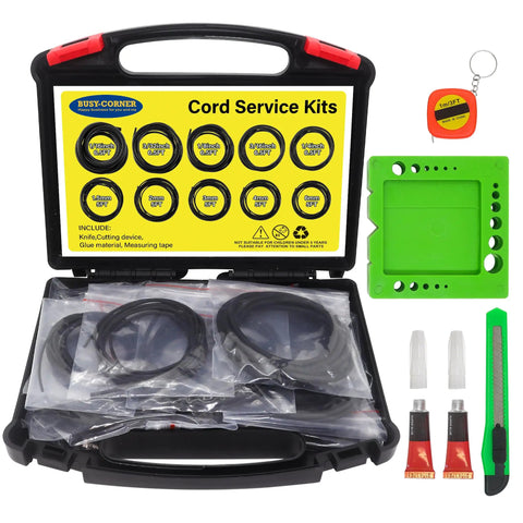 All In One O Ring Splicing Kit With 70A Nitrile Black O Rings, SAE And Metric Sizes, includes storage box and tools.