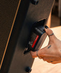 Close-up of Spark 2 Dope Game Changing 50W Smart Guitar Practice Amp With Bluetooth Speaker Built In Looper AI Features And Smart App battery compartment
