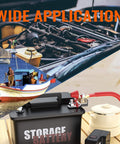 Beefy Heavy Duty MRBF Terminal Fuse Block Kit For Marine And Off Road Use, 300A 58V with battery, boat, engine application