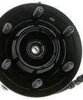 Front Wheel Bearing And Hub Assembly For 2011 To 2014 Ford Expedition Lincoln Navigator F150 4WD top view with six mounting studs.