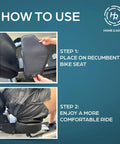 Universal Recumbent Bike Seat Cushion 1.25 Inch Thick Anti Slip Pad For Recumbent Exercise Bikes Fits Schwinn And Most Models