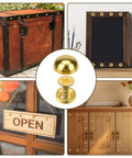 Top Grade Brass Decorative Screws With Protective Caps 24 Pc Kit Solid Copper Screw Covers For Furniture Upholstery And Glass Mirror Installation Hella Durable Smooth Install Killer Look 15 Mm showcased in various home settings.
