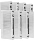 Eight Pack FRF102B Replacement Filter Set For Febreze Purifiers FHT170W FHT180W FHT190W And Honeywell Clean U HFR201B HHT270 HHT290 Series