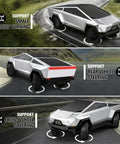 One Sixteen Scale RC Monster Truck with front and rear wheel steering, small radius turning, on various road surfaces