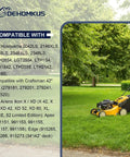 Heavy Duty Deck Belt Replacement for Husqvarna Zero Turn Mowers Dixon Ultra 61 and RedMax CZT61 with mower in garden
