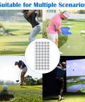 Pack Of 100 0.25 Inch Reflective Golf Dots Stickers Weatherproof Golf Ball Dots For Launch Monitor Simulator And Swing Analysis With High Speed Camera Dope Silver Grey Training Aid