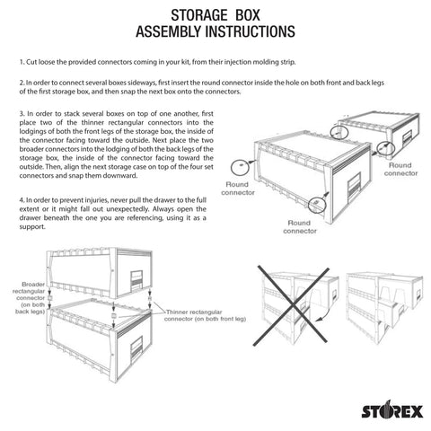 Heavy Duty Archive File Storage Box With 24 Inch Depth, Stackable Up To Ten High, Label Holder, 50 Percent Post Consumer Material, Durable Plastic File Box For Office Or Home, A No Nonsense Bankers Box Alternative For Organizing Documents assembly instructions