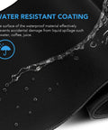 Close-up of Extra Large Gaming Mouse Pad 31.5 By 15.7 Inch Desk Mat With Non Slip Rubber Base showcasing waterproof edges.