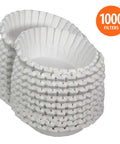 Bulk 12-Cup Basket Coffee Filters, 1000 Count, Go-To For Bunn And Most 12-Cup Commercial Brewers, Compostable Design Meets ASTM D6868-11