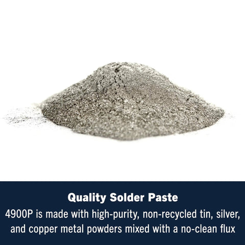 3 Percent Silver SAC305 Solder Paste No Clean With 25 G Pneumatic Dispenser Complete With Plunger And Dispensing Tip