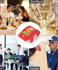 Clear Noiseless Packing Tape With Ergonomic Dispenser for versatile usage in home, warehouse, office, and express delivery.