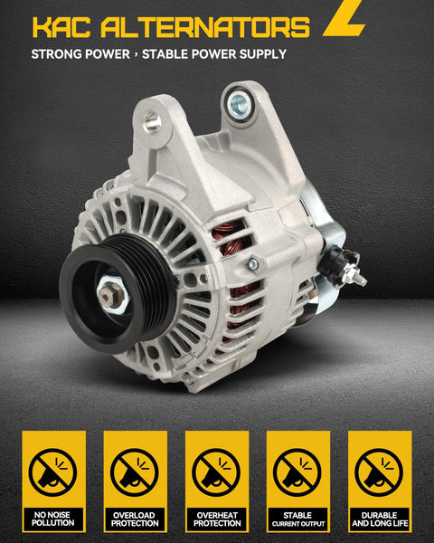 Alternator Direct Fit For 2003 2004 2005 Chrysler PT Cruiser 2.4L And 2004 2005 Dodge Neon 2.0L 100A 12V S4 CW OE Quality