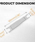 Pro Grade Heavy Duty Fountain Pen Repair And Disassembly Wrench dimensions 60x11x8.5mm in stainless steel