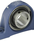 SY 55 TF Pillow Block Bearing With Two Bolts And Setscrew Locking Collar Heavy Duty Non Expansion Contact Flinger Seals 55mm Cast Iron