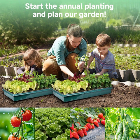 All In One Indoor Seed Starter Kit With Grow Lights 120 Cell Tray 96 LED Lights 3 Timing Sets Germination Trays For Gardeners Easy Seed Starting At Home Perfect Gift For Green Thumbs
