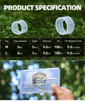Product specifications for Heavy Duty Silicone O Rings for Wacky Worm Baits Pack of 201 with Tool Protect Soft Plastics