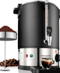 100 Cup Coffee Maker Urn For Events And Catering Large Double Wall Stainless Steel Percolator Dispenser
