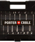 Forstner Bit Set 14-Piece With Open-Tooth Design For Clean Fast Holes And Flat Bottoms in a black storage case