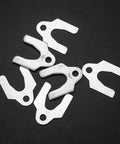 Pro Grade Auto Alignment Shims Kit With 150 Pcs Body Shims Spacers In Four Sizes shown in zinc-plated metal