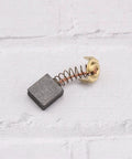 Two Pack Motor Carbon Brushes 1313113 Top Notch Replacement For Delta And Porter Cable Power Tools, graphite pad with spring.
