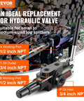 1 Spool Hydraulic Log Splitter Valve With 25 GPM Flow And 3626 PSI, Joystick Directional Control Valve for log splitters