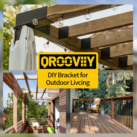 Sturdy U Shaped Deck Railing Bracket Connectors For 2x4 Lumber Actual 1.5x3.5 Inches Black Powder Coat 12 Pack For Wood Fences Pergolas And Log Cabins