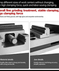5 Axis CNC Vise Self Centering Fixture Clamp For Fast Centering In 3 4 5 Axis Machining High Precision 6 To 130 mm Clamping Range Detachable Jaws D52 Compatible ZF 90 150 Built Tough For Accurate Repeats with detailed close-up of jaws and material