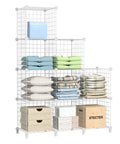 Pink 20 Cube Closet Organizer System With Portable Storage Shelves And Bookcase Modules for clothes in kid rooms or offices