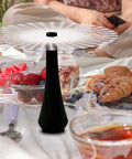 Fly Swatter And Battery Powered Food Spinning Fans Set Of 2 For Tables Outdoor Picnics BBQs And Indoor Events With Safe Soft Blade Design