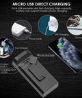 Micro USB charging options for Ridiculously Bright 10000 Lumen Bike Light With 8 LEDs Five Modes USB Rechargeable Headlight