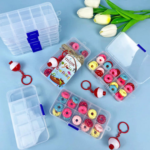 18 Piece Mini Fishing Tackle Box Party Favors Set Colorful Candy Stash Boxes For Birthday Parties Fishing Themed Decor