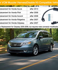Honda VCM Muzzler Harness Disable Kit With VCM Replacement For Acura 2013 And Up, Pilot 2009 And Up, Accord 2008 And Up