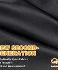 Adult Tricycle Cover Heavy Duty 600D Oxford Waterproof Fabric For Outdoor Storage Fits Three Wheel Electric Trike Protects From Dust Dirt Scratches Weatherproof All Weather Durable And Hard Wearing, black nylon fabric close-up
