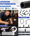 Get Your Ride Running Smooth With This Badass 84 Pcs Vacuum Lines Kit Featuring Durable Silicone Hoses And Perfect Connectors For Any Engine Repair Job You Might Face Today, 3mm silicone vacuum hose kit with connectors and clamps