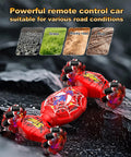4WD Gesture Sensing RC Stunt Car With 2.4GHz Remote 360-Degree Drifts And Rotations Lights And Music on rugged terrain