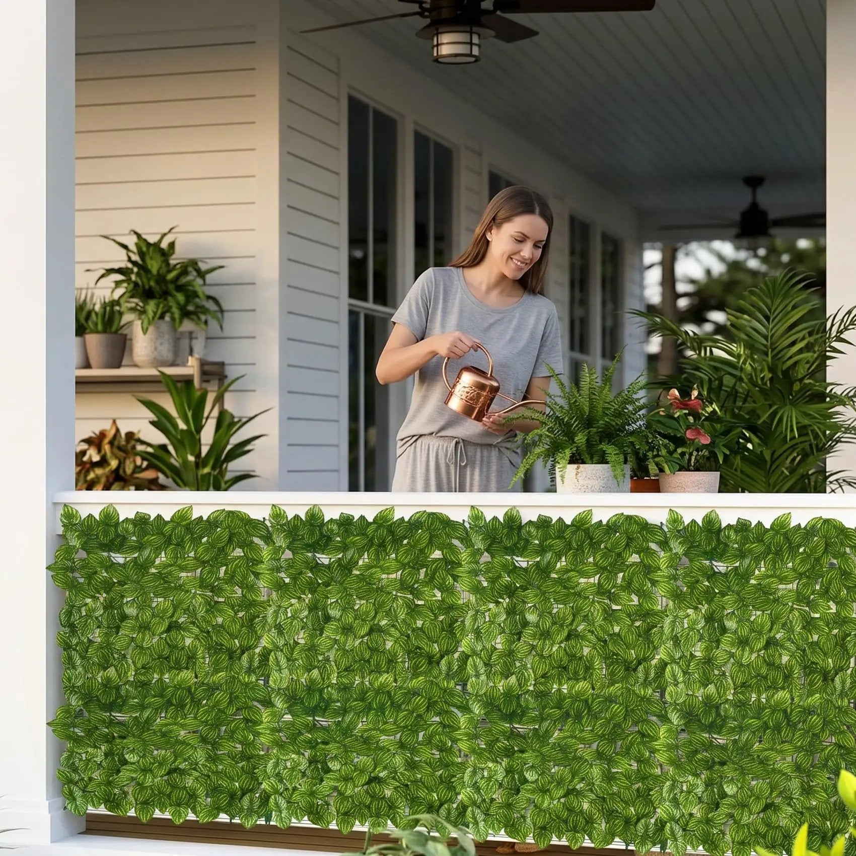 Artificial Ivy Privacy Fence Screen Set 120x40 ✓