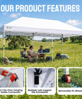 Pop Up Canopy Tent 10x20 Instant Outdoor Shelter For Parties And Weddings set in a sunny field with family sitting underneath