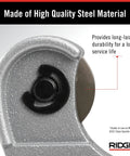 Close-up of Tubing Cutter Replacement Wheel For Aluminum And Copper Pipes Fits Multiple Models 101-205 steel wheel