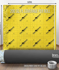 Top Tier Floor Underlayment With Integrated Moisture Shield Two Hundred Square Foot Roll 3mm thick for sound dampening.