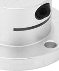 Close-up of Round Flange Linear Ball Bearing showing compact wear-resistant edge for smooth power transmission.